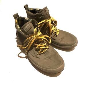 Keds Scout II Ankle Boots Matte Twill Lace-Up Water Resistant Women's 9